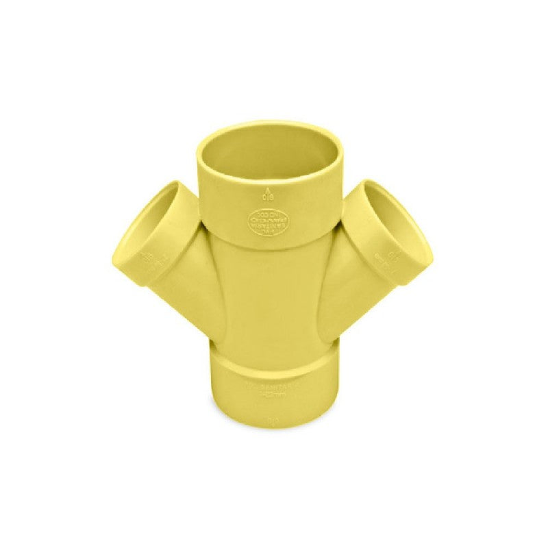 Yee Doble 3" x 2" sanitario — Pavco