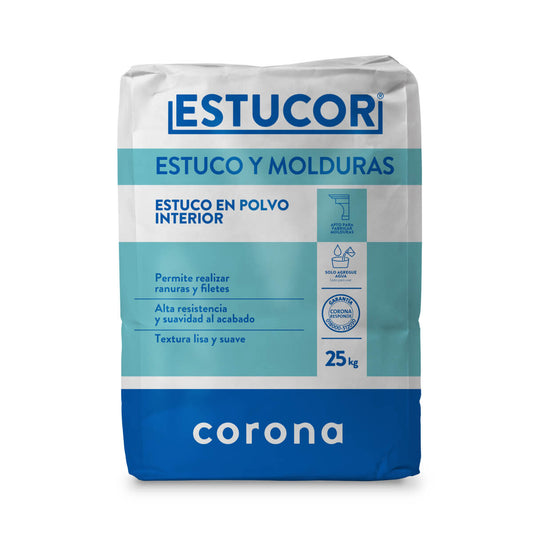 ESTUCOR BLANCO 25 KG CORONA