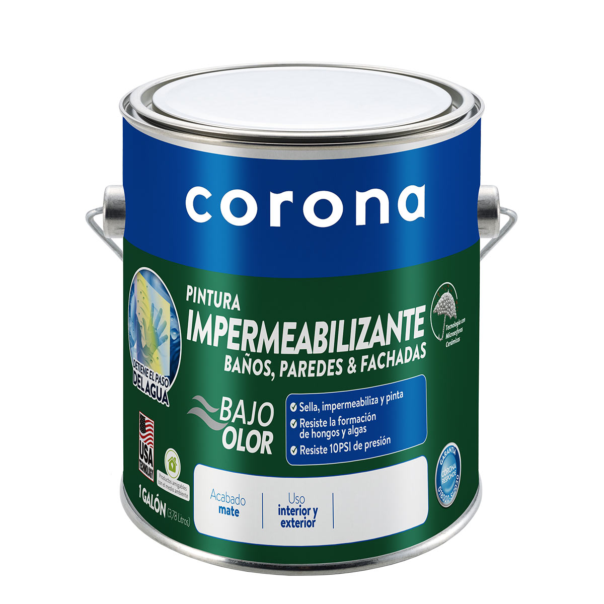 Pintura Impermeabiliza Blanco — Corona